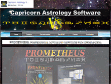 Tablet Screenshot of capricorn-astrology-software.com